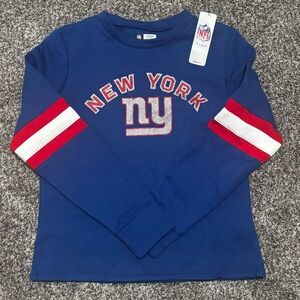 NFL Blue and Red Sweaters with NY Giants Logo